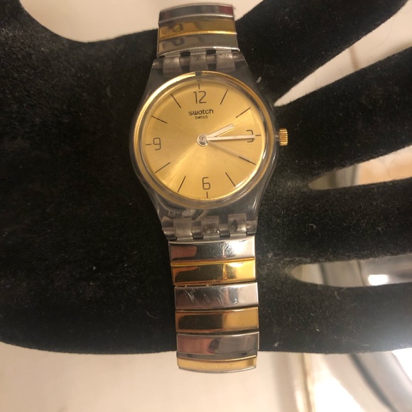 Gold Silver SWATCH WATCH - Picture 12 of 13